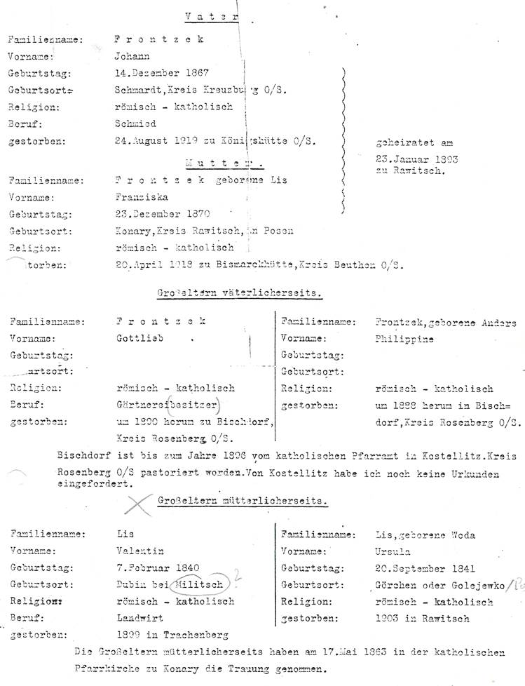 Ahnenpassdaten-Frontzek